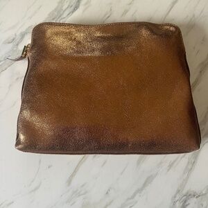 India Hicks Insider Bag - Metallic Bronze NWT